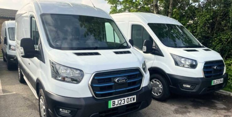 Ford's New Fully-Electric Transit Van Joins Our Fleet!